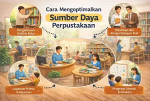 cara mengoptimalkan sumber daya perpustakaan