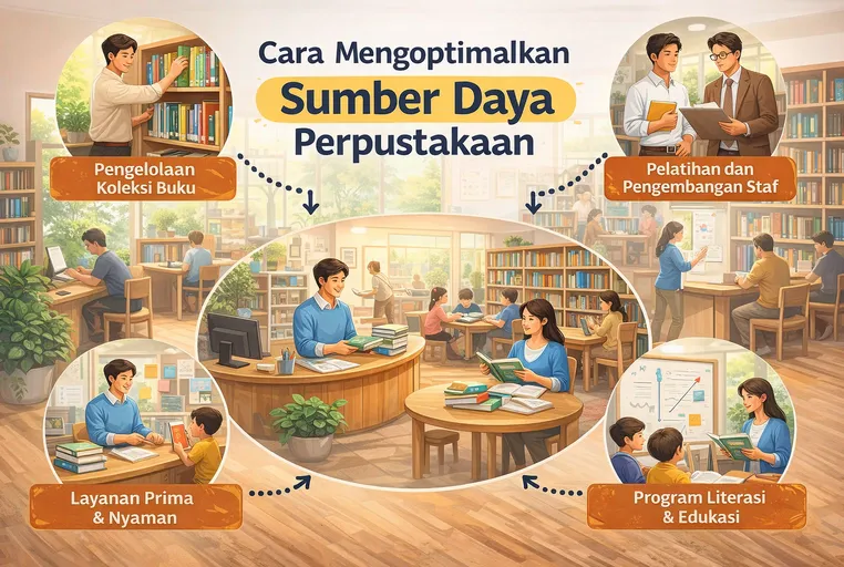 cara mengoptimalkan sumber daya perpustakaan
