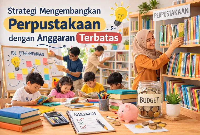 strategi mengembangkan perpustakaan dengan anggaran terbatas