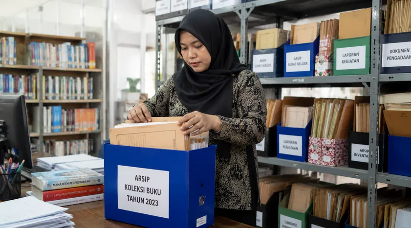 pengarsipan pustaka