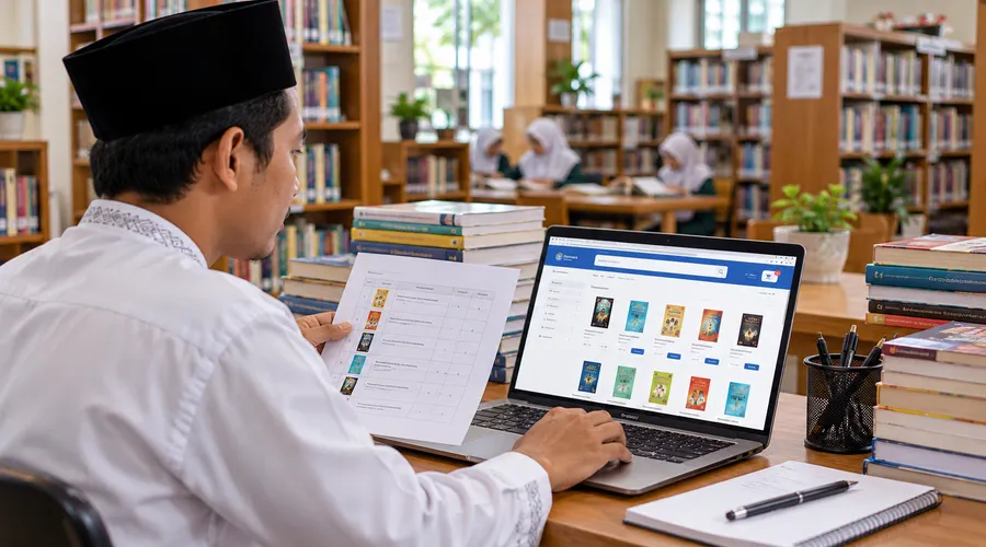 cara penagdaan buku perpsutakaan lewat siplah
