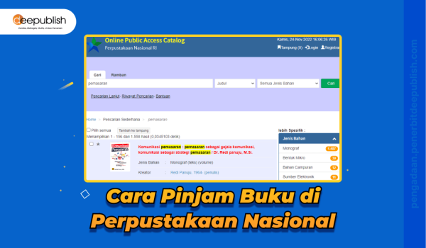 Cara Pinjam Buku di perpusnas