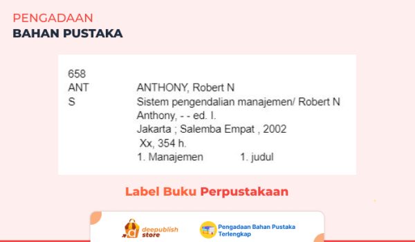 label buku perpustakaan