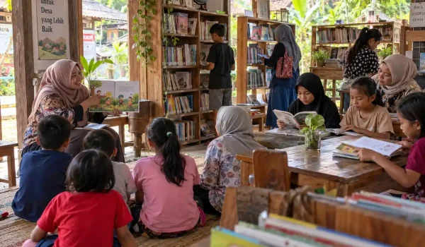 program literasi perpustakaan desa