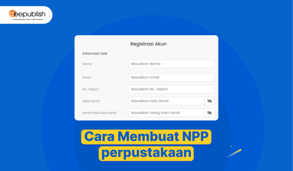 cara membuat npp perpustakaan